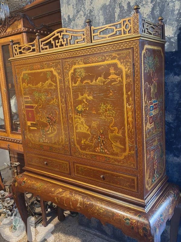 chinese red bar cabinet 8