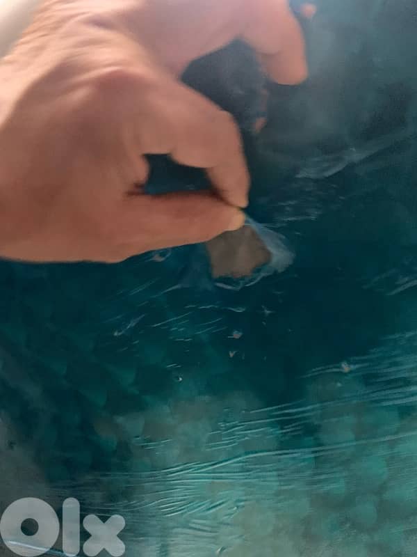 طاوله مستديره استانلس استيل كتير مرتبة جديده 4