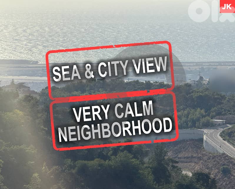 Calm area, city and sea view, baabda, jamhour/جمهور REF#JK126337 0