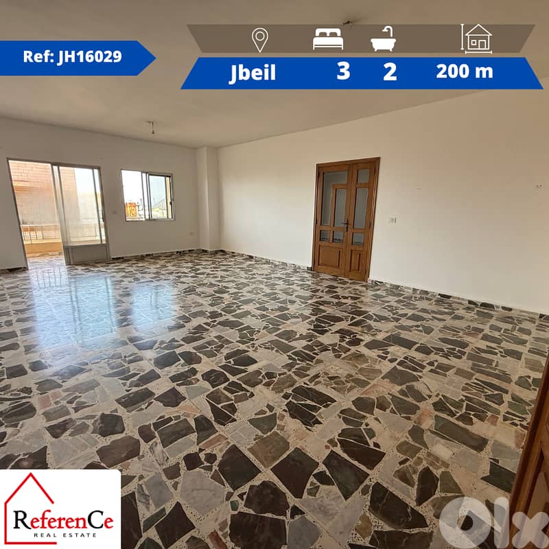 Apartment with view in Jbeil شقة مطلة في جبيل 0