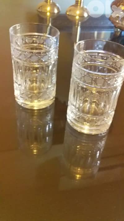 Russian crystal tumblers
