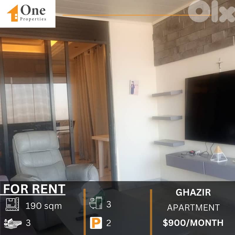 APARTMENT FOR RENT IN GHAZIR 0