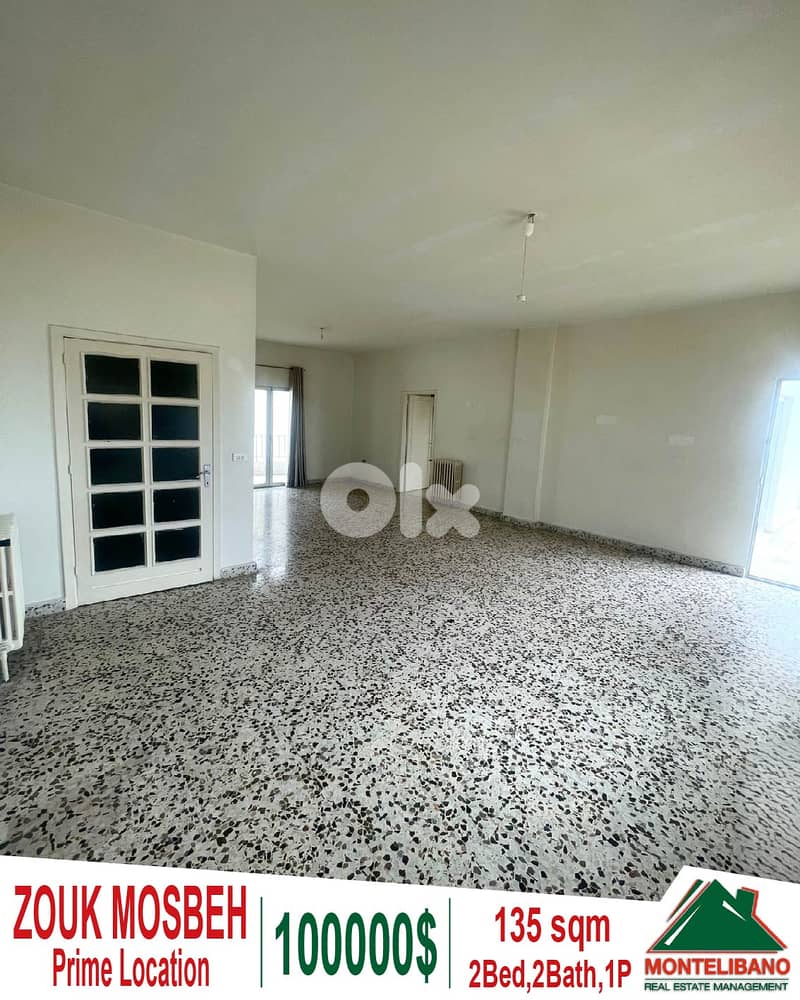 135 sqm Apartment For Sale in Zouk Mosbeh (زوق مصبح) with Sea View 0