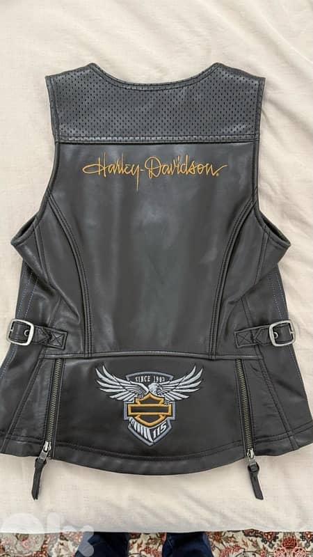 Harley Davidson Leather Vest 2