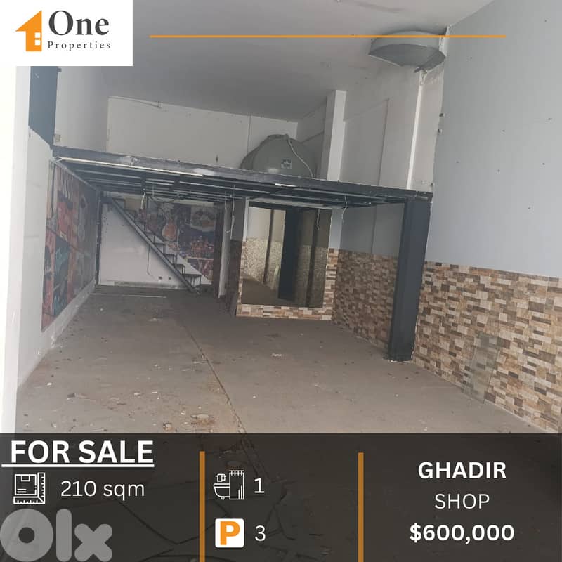 3 SHOPS FOR SALE IN GHADIR 0