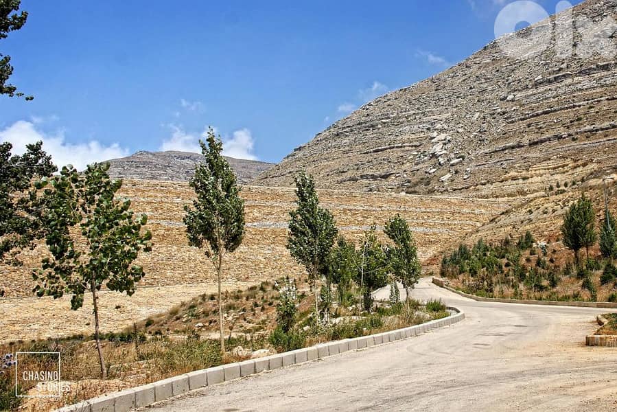 LAND For Salein CHABROUH with SEA View  أرض في شبروح 2