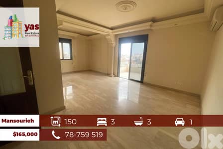 Mansourieh 150m2 | Well Lighted | Calm Street | OH