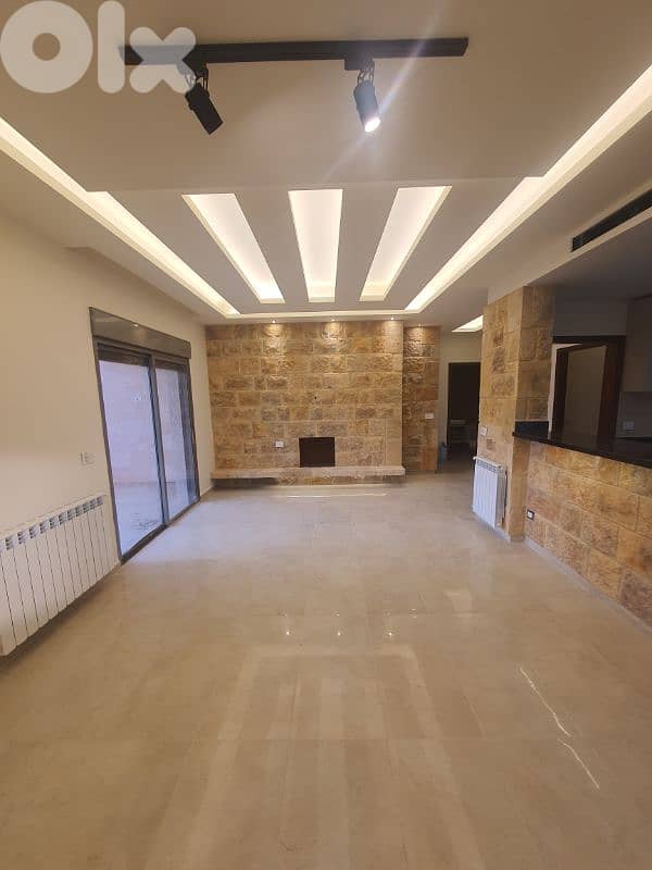 130m² + 60m² Garden | Apartment for sale in Baabdat 0