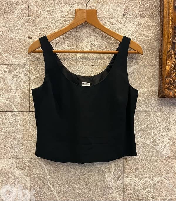 Moschino vintage black top (size L) 1