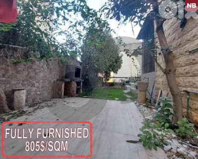 Terrace, garden, furnished,metn, bsalim/بصاليم  REF#NB114571