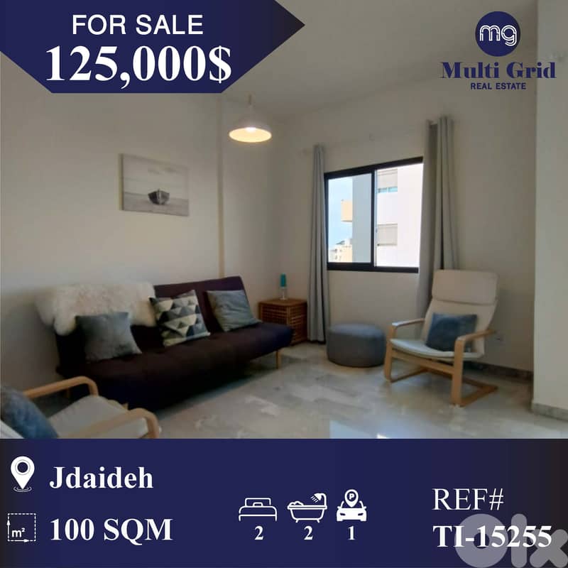 TI-15255 / Apartment for Sale in Jdaideh, شقة للبيع في جديدة 0