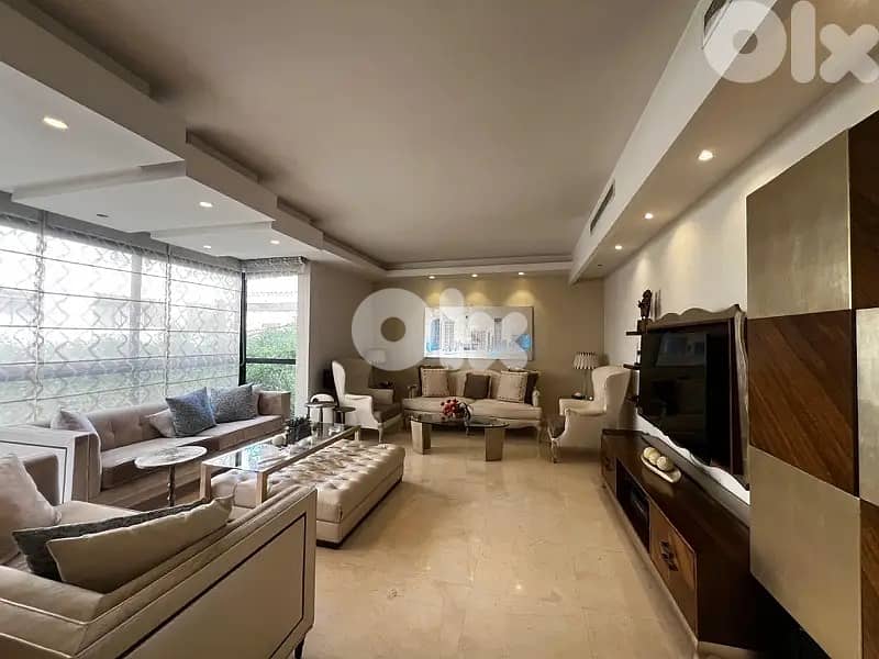 Luxury Living in Beirut | 190 SQM Apartment in Ain Mrasieh I Ref : WR 0