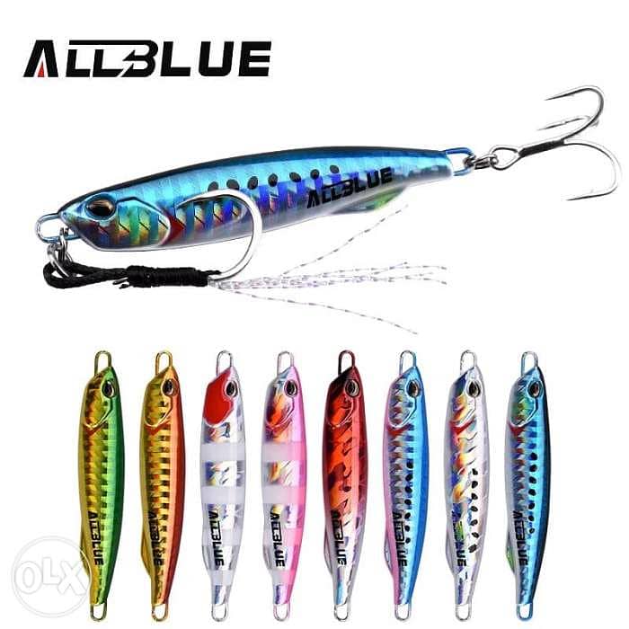 Fishing Allblue metal jigs starting 2.5$ 4