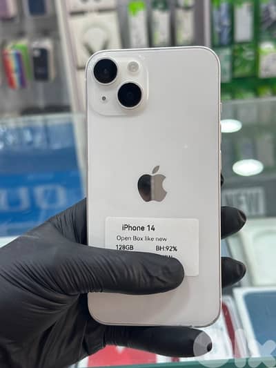 iPhone 14 128GB like new battery 92%