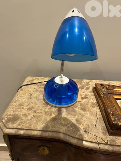 blue lamp