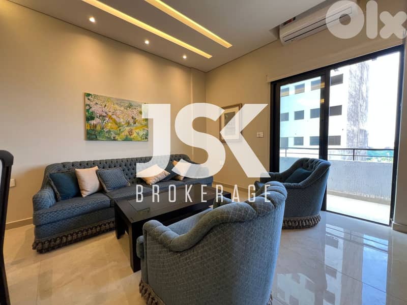 L19249 - 3-Bedroom Apartment with Sea View For Rent in Mar Mikhael 0
