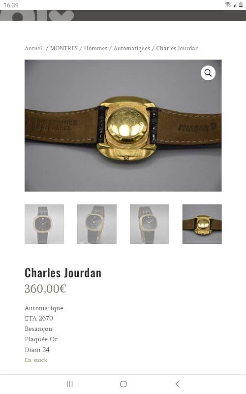 1970's Charles Jourdan French watch 5