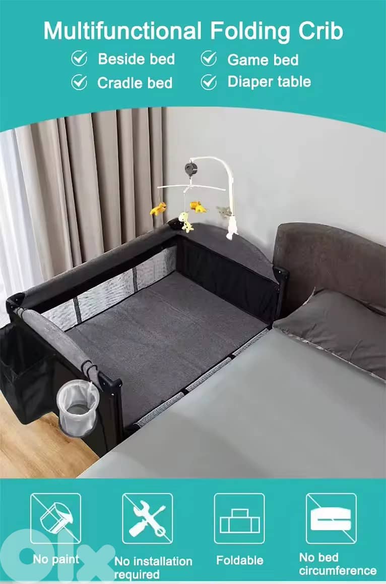 Next to me bed تخت بيبي 3