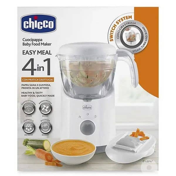 Chicco 4 in 1 Easy Meal Steam blender 0