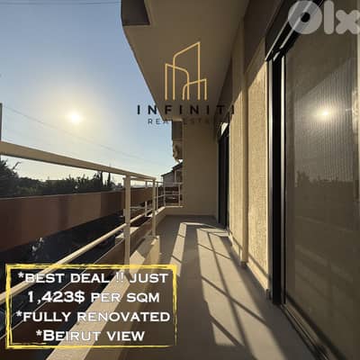 Hazmiyeh Apartment for Sale | fully renovated شقة للبيع في الحازمية