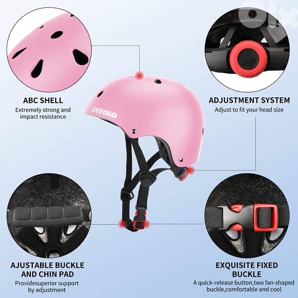 CELOID Kids Bike Helmet,Toddler Skateboard Helmets 2