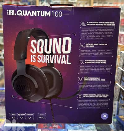 Jbl Quantum 100 black