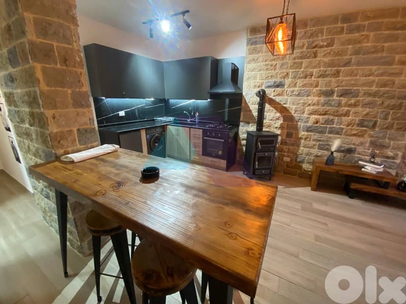 1bedroom Furnished Chalet+mountain view 4sale in Faraya-شاليه في فاريا 1