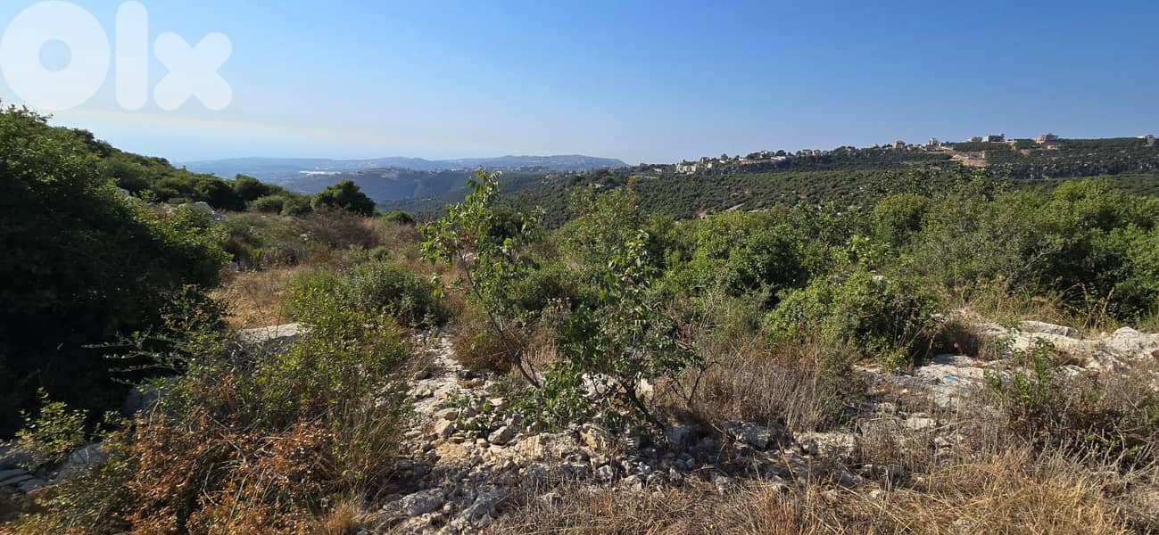 AMAZING LAND in JEITA with Viewأرض في جعيتا ١٣٠٠ م٢ 1