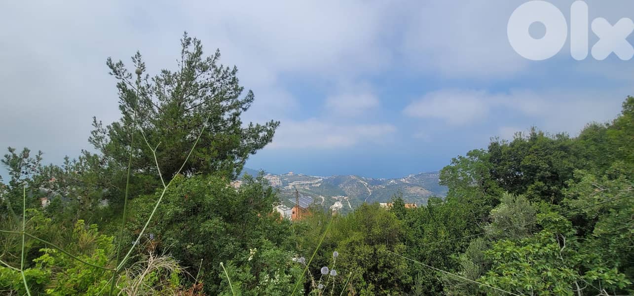 AMAZING LAND in JEITA with Viewأرض في جعيتا ١٣٠٠ م٢ 5