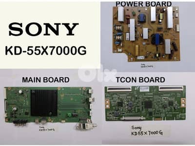 Sony TV Bravia 55" KD-55X7000G – For Parts / Broken Screen