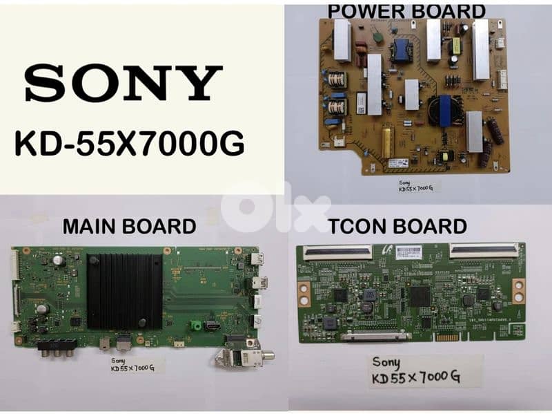 Sony TV Bravia 55" KD-55X7000G – For Parts / Broken Screen 0