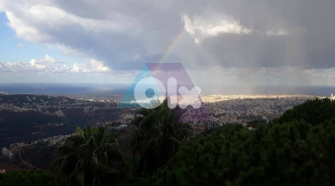 Hot deal/prime Land+sea view 4sale in beit Mery-أرض للبيع في بيت مري 1