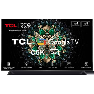 TCL C6K 55” 65” 75” 85” 98” 240Hz Premium QD-MiniLED Google TV