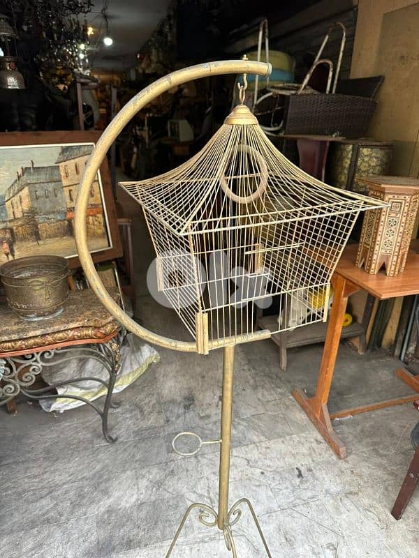 قفص عصافير انتيك حديد فيرفورجي رائع تصميم مميز 4