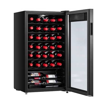 Wine Cooler Midea 34Bottles براد نبيذ ميديا كفالة شركة