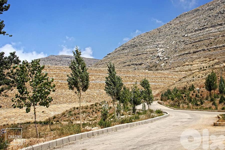 LAND in CHABROUH with Panoramic Viewأرض في شبروح ١٢٠٠٠ م٢ 1