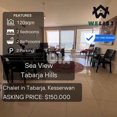 Chalet for sale in Tabrja Hills شاليه للبيع في  طبرجا هيلز