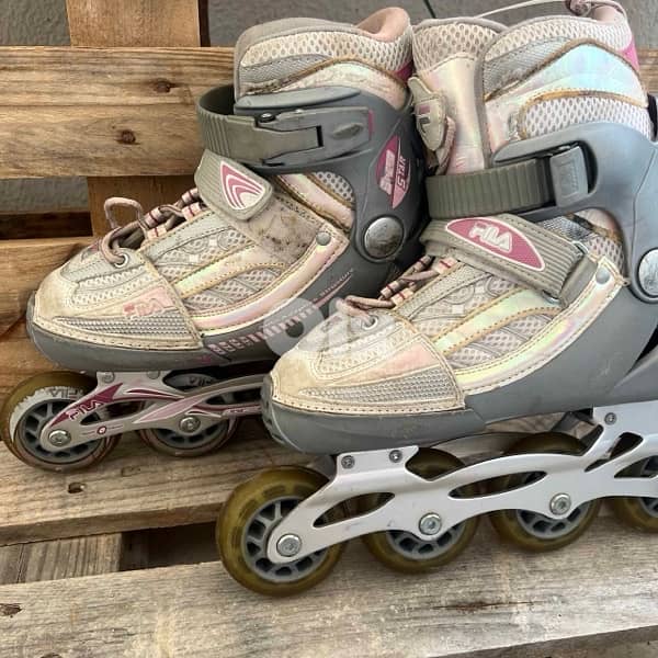 Fila Pink Roller Skate (32-35) 1
