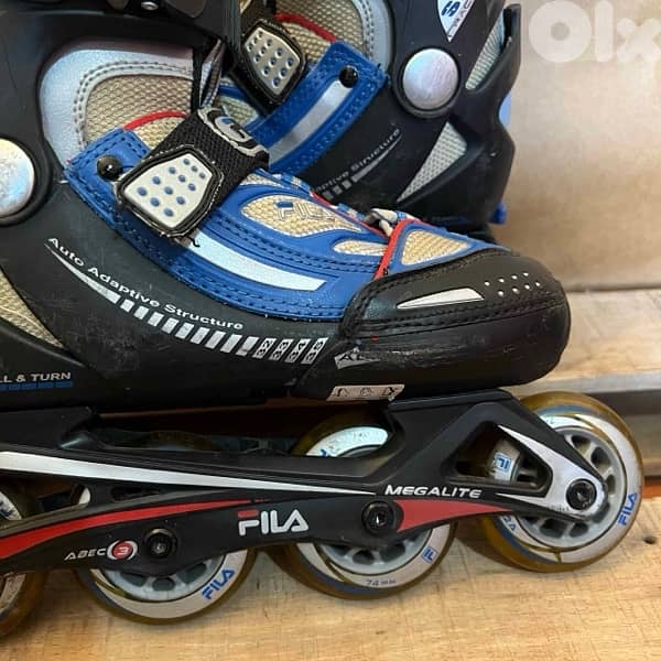 Fila Kids Blue Roller Skate (32-35) -Patin 1
