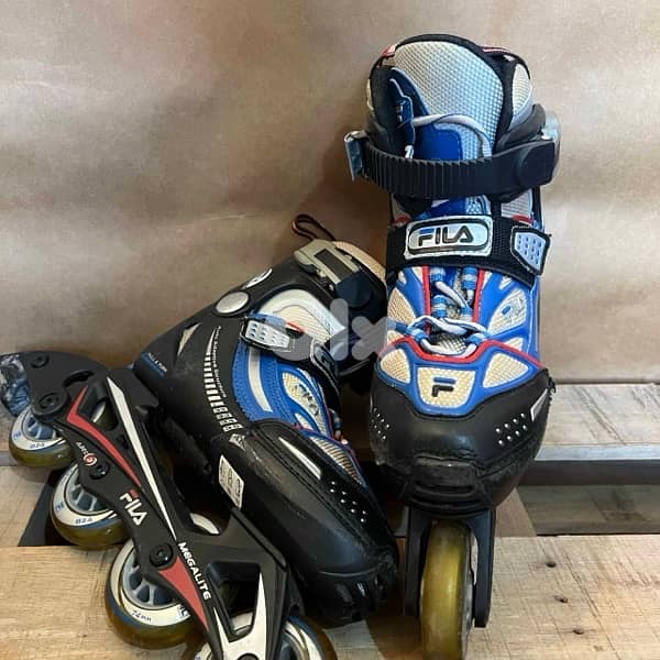 Fila Kids Blue Roller Skate (32-35) -Patin 3