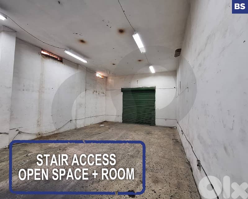 WAREHOUSE for RENT in NEW JDEIDEH – Stair Access REF#BS126406 0