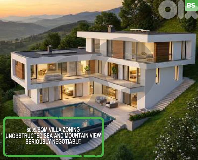 Unobstructed sea and mountain View, metn, nabay/ناباي REF#BS126410 0