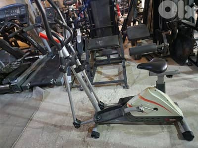 Elliptical Bike machine Geo Gym Equipment معدات رياضية متنوعة