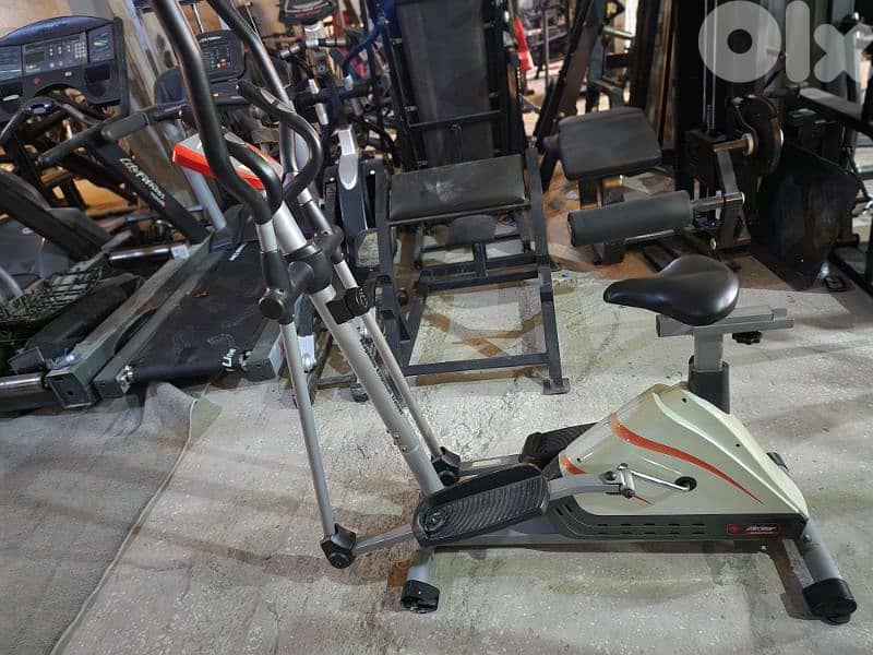 Elliptical Bike machine Geo Gym Equipment معدات رياضية متنوعة 0
