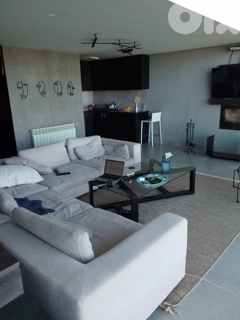 132 sqm + 300 sqm Terrace luxurious Chalet for sale in Tilal Faqra 9