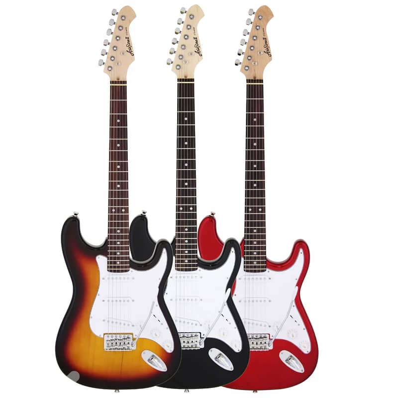 Aria STG-003 SSS Stratocaster Electric Guitar (Multiple Colors) 0