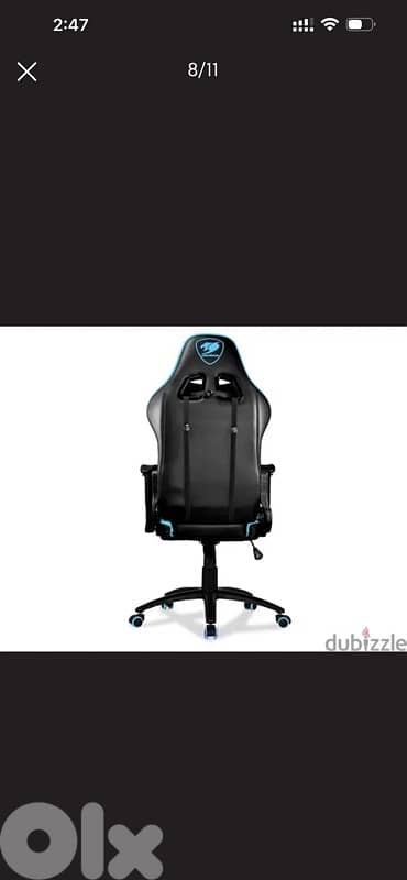 Cougar Armor one Gaming Chair Blue-Orange 6