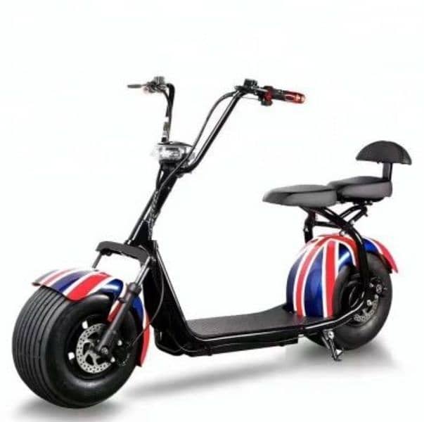 سكوتر عالبطارية حجم كبير  بحالة منيحة بس بدّو طقم بطاريات جديدة 1