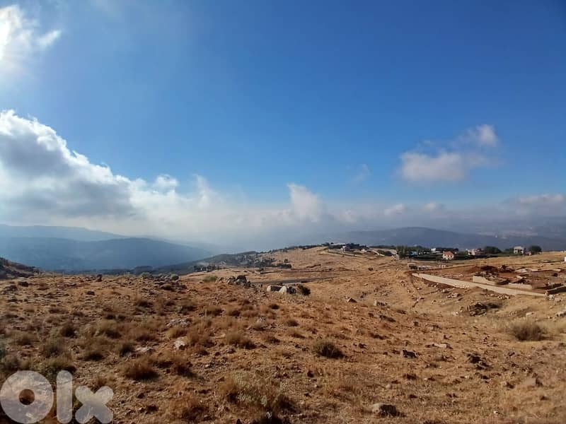 L19257 - Land With A Beautiful View For Sale In Zaarour 1