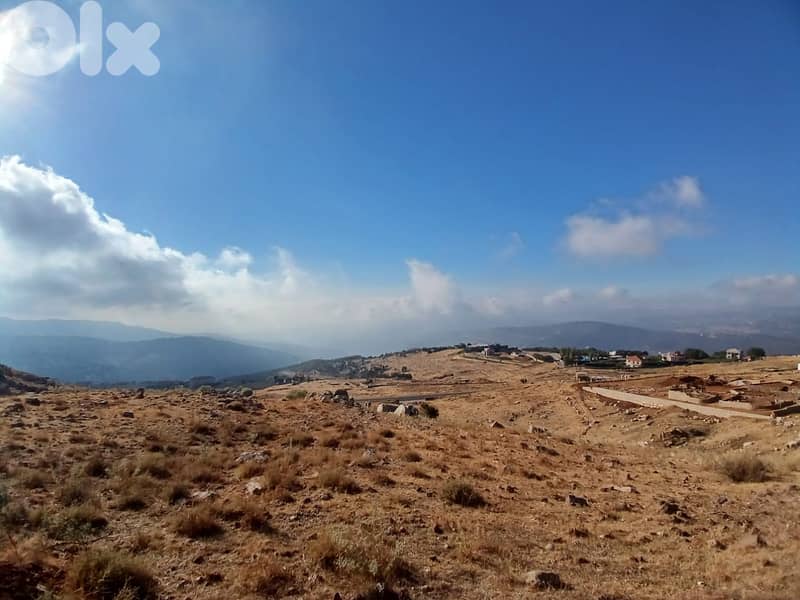 L19259 - 2,505 SQM Land With A Beautiful View For Sale in Zaarour 1